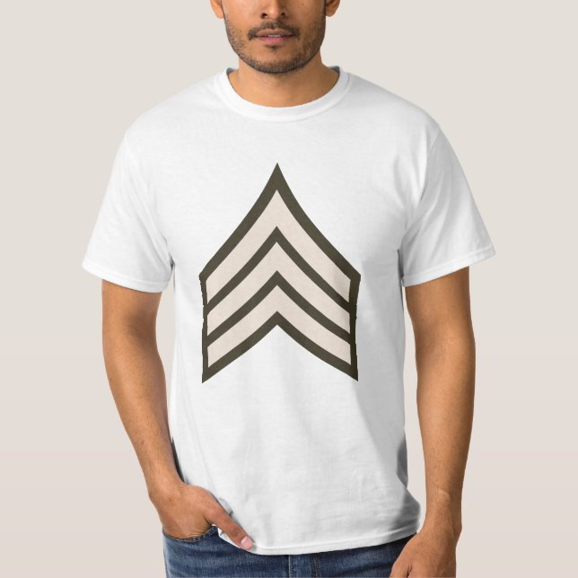 Camiseta posto de Sargento do Exército (Frente)