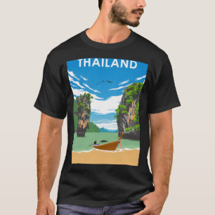 Camiseta Posto de Viagem mínimo de países retrorreflectores