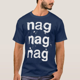 Camiseta Posto Nag Nag Nag Típica de Sinalização de Punk