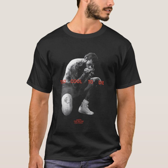 Camiseta Posto Oficial Malone Muito Legal Para Morrer (Frente)
