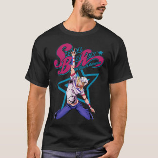 Camiseta Postura de Ação Apontando do Johnny Joestar na Sl