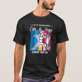 Camiseta Postura de Yoga de Gato Hora de Yoga  1