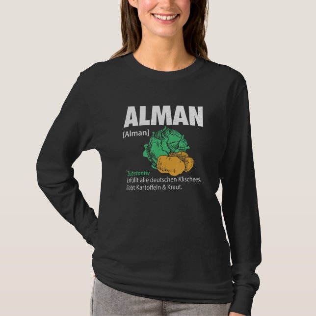 Camiseta Potato & Herb Clischee Definition Humour Alman (Frente)
