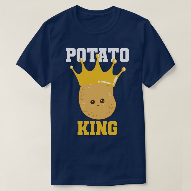 Camiseta Potato King Kawaii (Frente do Design)