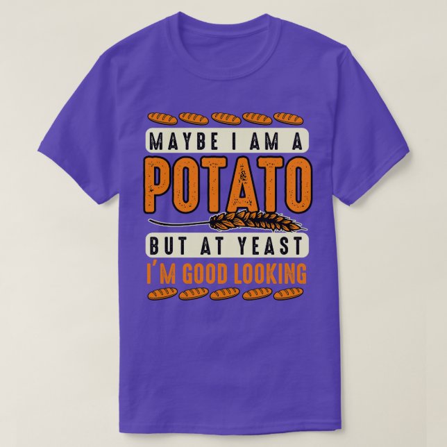 Camiseta Potato Lover Talvez Eu Seja Uma Batata, Mas Na Lev (Frente do Design)