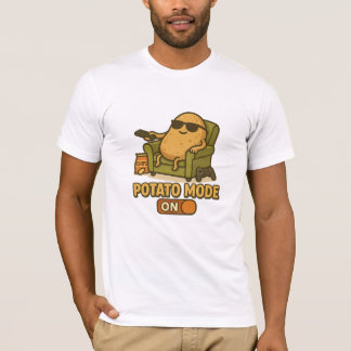 Camiseta Potato Mode – Lazy Life Activated