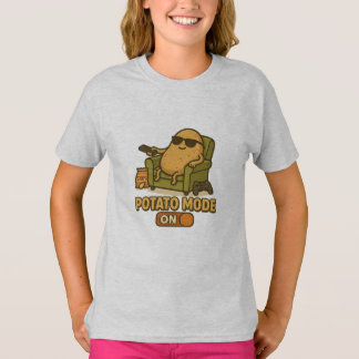 Camiseta Potato Mode – Lazy Life Activated