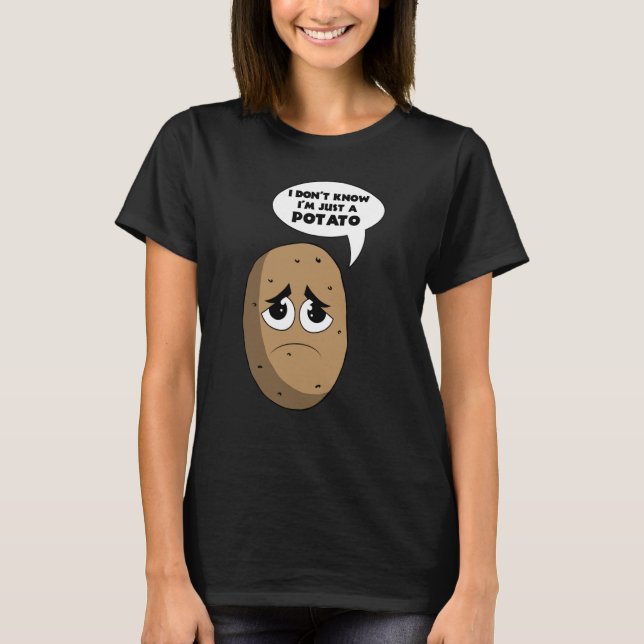 Camiseta Potato Root Vegetable Vegan Vegetarian (Frente)