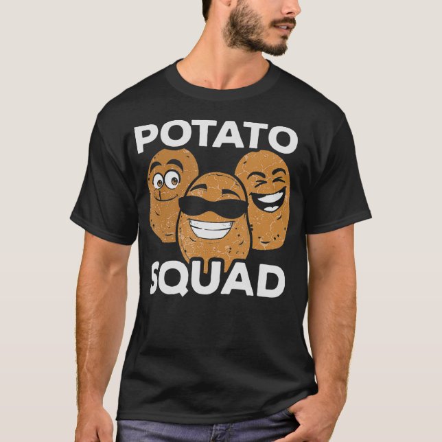 Camiseta Potato Squad Cute Funny Potato Gift (Frente)