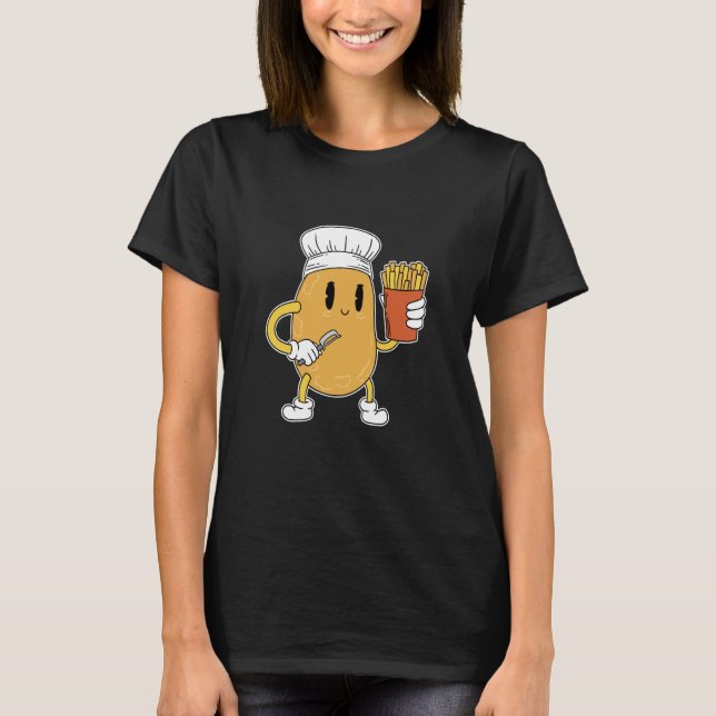Camiseta Potatoe Fries Chef Vegetables (Frente)