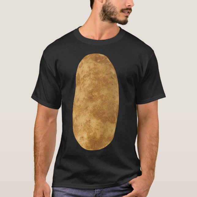 Camiseta Potatoe - Mmmmmm Batatas Figurino de Halloween (Frente)