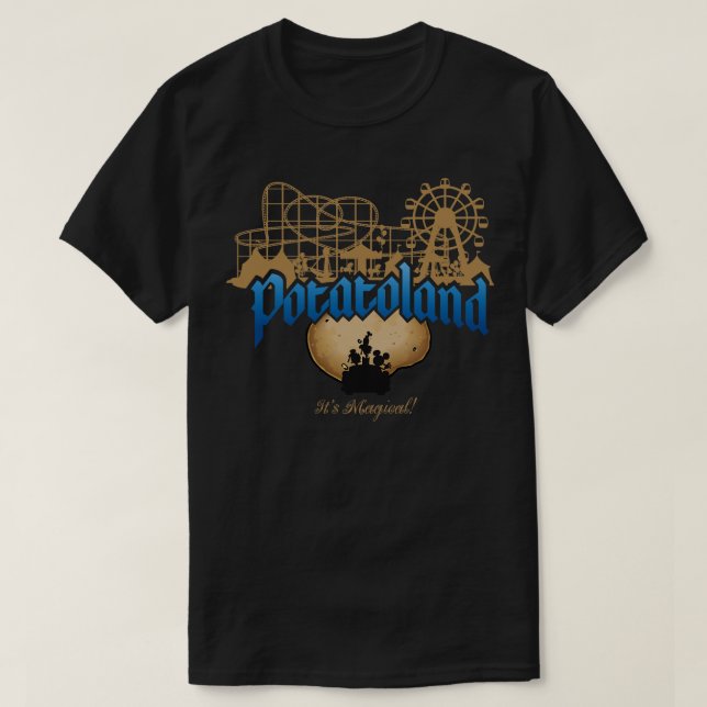 Camiseta Potatoland (Frente do Design)