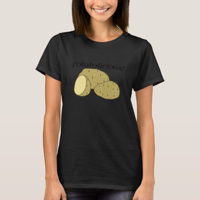 Camiseta Potatolicious Vegetables Healthy Eating Potatoes (Frente)