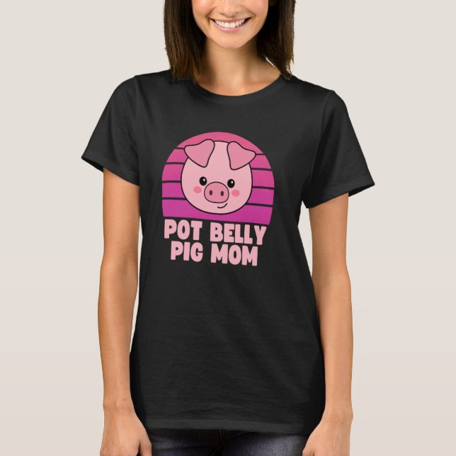 Camiseta Pote Belly Pig Mãe 1 (Frente)