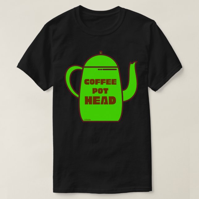 Camiseta POTE COFFEE FAZ ideia engraçada de presente de caf (Frente do Design)