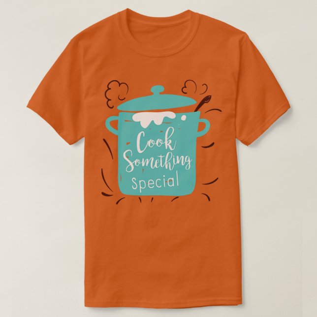 Camiseta Pote Cozinhar (Frente do Design)