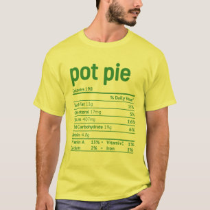 Camiseta Pote De Ação De Graças Pie Nutrition Fata Um Fa