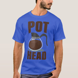 Camiseta Pote De Café Cabeça Funny Bebendo Espresso Caffein