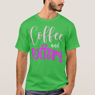 Camiseta Pote De Café, Fedido À Mão,