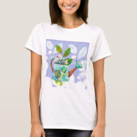 Pote de flores da lata molhando - ilustração da