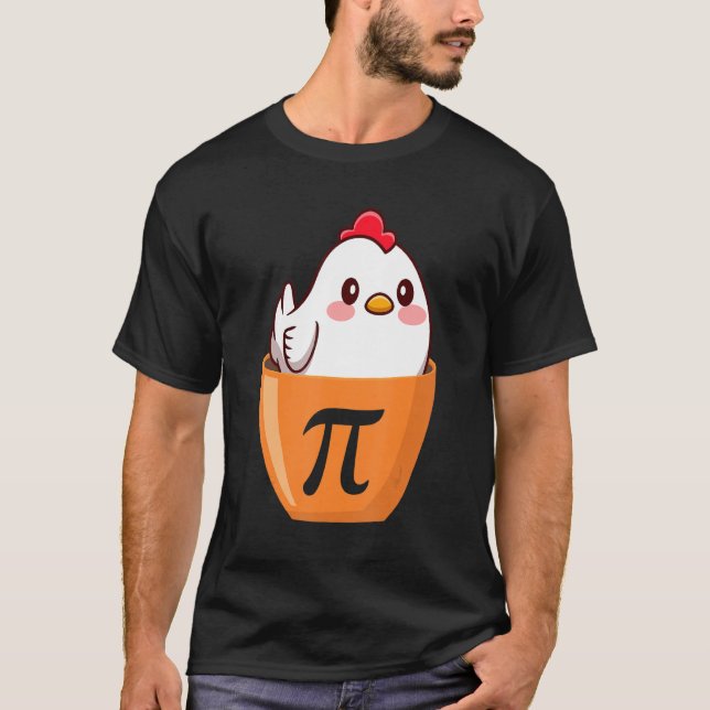 Camiseta Pote De Frango, Figurino De Matemática No Dia Da M (Frente)