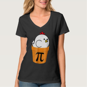 Camiseta Pote De Galinha Pi Engraçado Matemática