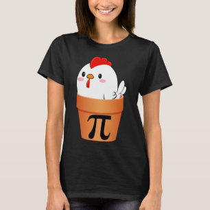 Camiseta Pote De Galinha Pi Pi Dia Vintage Retromatemática