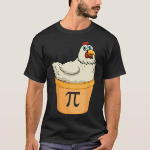 Camiseta Pote De Galinha Pie Engraçado Matemática Pun Pote 