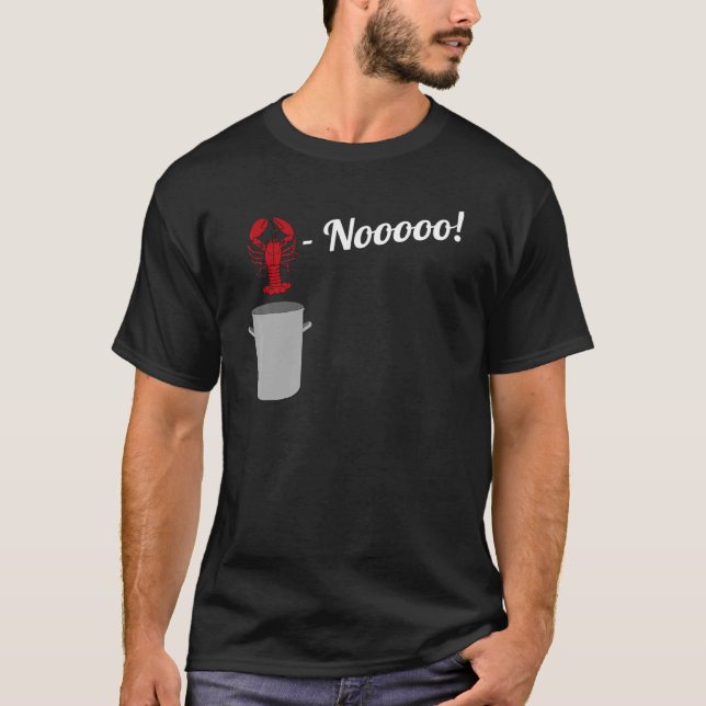 Camiseta Pote de lagosta No (Frente)