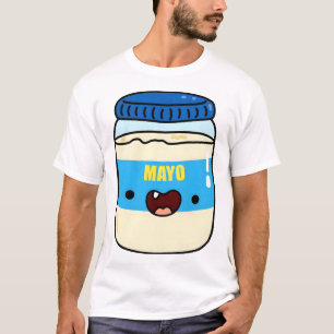 Camiseta Pote de Maionese Kawaii