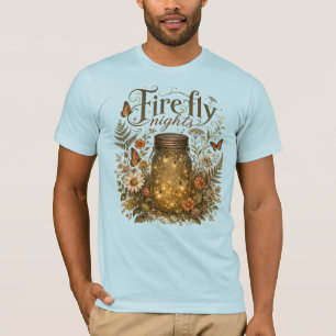 Camiseta Pote de Pedra Antigo com Vagalumes Brilhantes