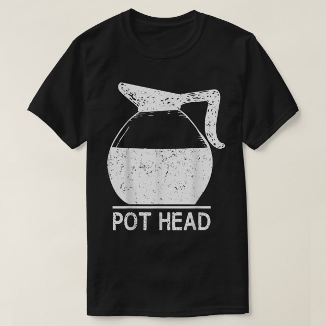 Camiseta Pote do café com tampa frontal Sujidade (Frente do Design)