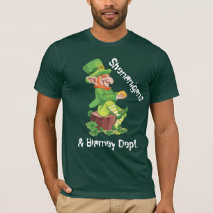 Camiseta Pote Irlandês Leprechaun do Dourado