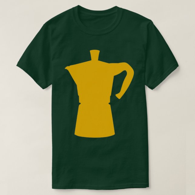 Camiseta Pote Moka amarelo design de edição limitada (Frente do Design)