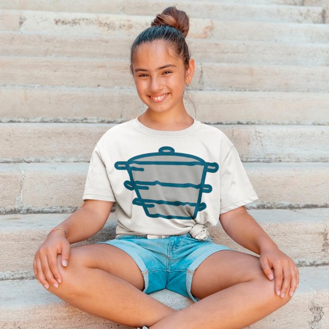 Camiseta Pote T-Shirt cinza (Criador carregado)