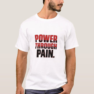 Camiseta Potência através da dor