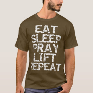 Camiseta Potência da engrenagem do exercício Levantando Rez