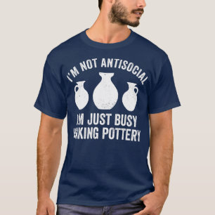 Camiseta Potência de Fazer Ocupada Engraçada Clay Matar Pot