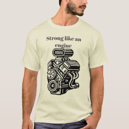 Camiseta Potência de um motor