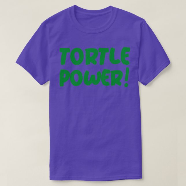 Camiseta Potência do tartaruga (Frente do Design)