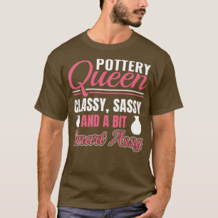 Camiseta Potência Engraçada Mulher Clay Kiln