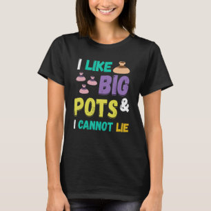 Camiseta Potência Eu Gosto De Grandes Potes Pottering Cerâm