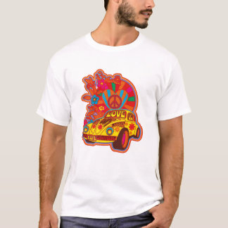 Camiseta Potência floral dos anos 60