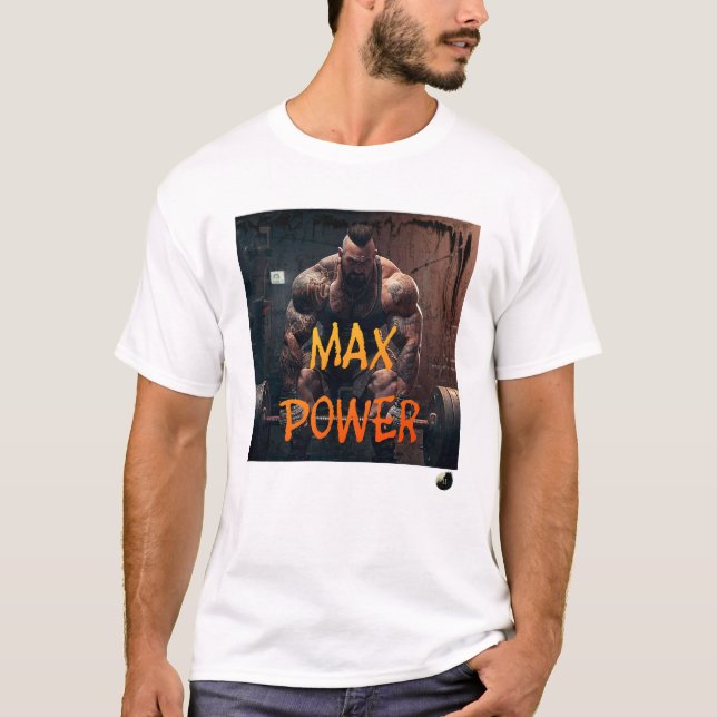 Camiseta Potência máxima! Tee (Frente)