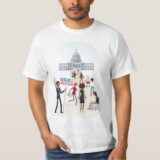 Camiseta Potência para o Emissor do Pessoas