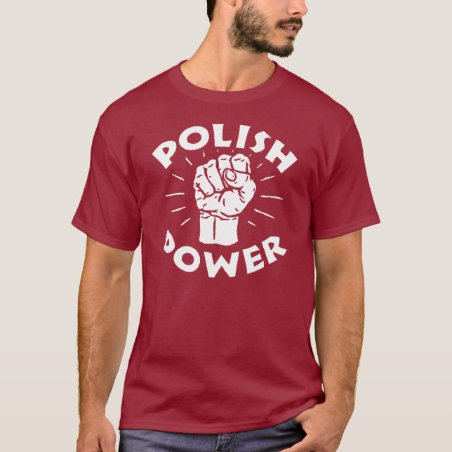 Camiseta potência polonesa (Frente)