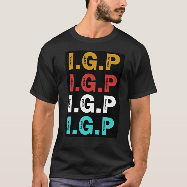 Camiseta Potencial de Excelente de inspiração (IGP) - Combo (Frente)