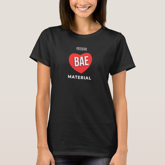 Camiseta Potencial Parceiro Para Mulheres Solteiras (Frente)