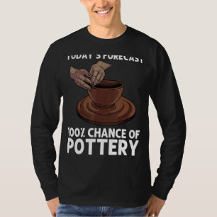 Camiseta Potéria Para Homens Pote Clay Artístico Cerâmico