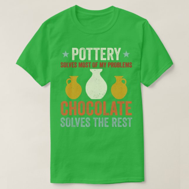 Camiseta Potéria Resolve Meus Problemas Engraçado Ceramista (Frente do Design)